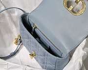 Dior Caro Bag Cloud Blue - M9241U Size 20x12x7 cm - 6