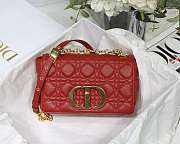 Dior Caro Bag Red - M9241U Size 20x12x7cm - 1