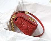 Dior Caro Bag Red - M9241U Size 20x12x7cm - 2