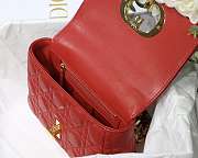 Dior Caro Bag Red - M9241U Size 20x12x7cm - 6