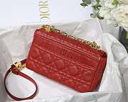 Dior Caro Bag Red - M9241U Size 20x12x7cm - 4