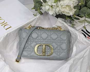  Dior Caro Bag Gray - M9241U -Size 20x12x7 cm