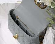  Dior Caro Bag Gray - M9241U -Size 20x12x7 cm - 2
