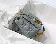  Dior Caro Bag Gray - M9241U -Size 20x12x7 cm - 3