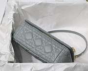  Dior Caro Bag Gray - M9241U -Size 20x12x7 cm - 4