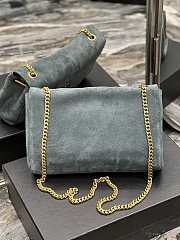 YSL Kate Suede Leather Blue Size 28.5x20x6 cm - 3