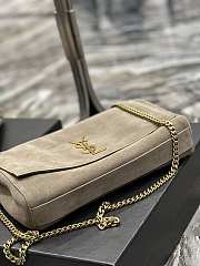 YSL Kate Suede Leather Green Size 28.5x20x6 cm - 3