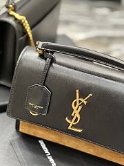 Saint Laurent monogram medium satchel bag Size 25x18x5 cm - 5
