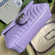 Gucci GG Marmont Light Purple Size 26 x 15 x 7 cm - 5