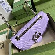 Gucci GG Marmont Light Purple Size 26 x 15 x 7 cm - 2