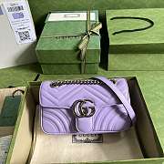 Gucci GG Marmont Light Purple Size 23 x 14 x 6 cm - 1