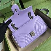 Gucci GG Marmont Light Purple Size 23 x 14 x 6 cm - 3