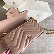 Gucci Marmont Nano Pink Size 16.5 x 10 x 5 cm - 5