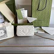 Gucci Marmont Nano White Size 16.5 x 10 x 5 cm - 6