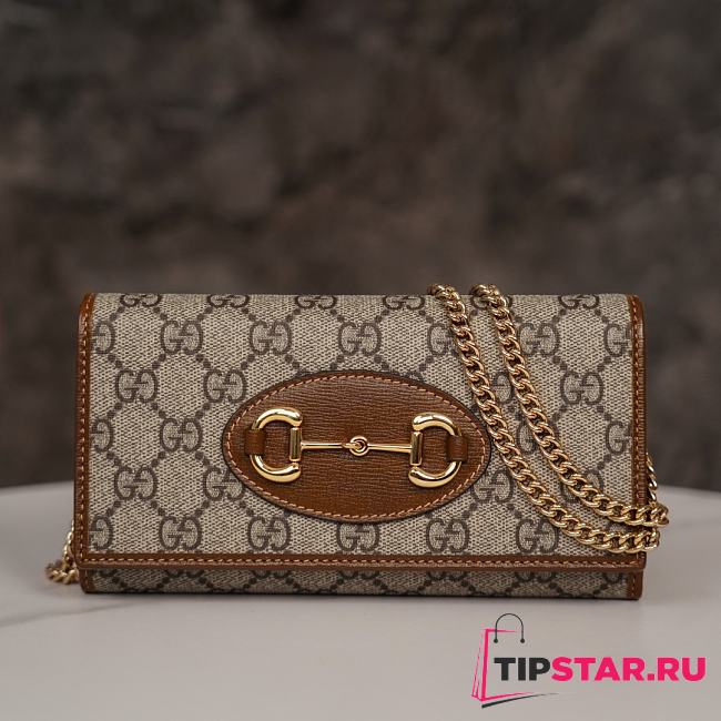 Gucci Horsebit 1955 Detail Wallet With Chain 19 cm - 1