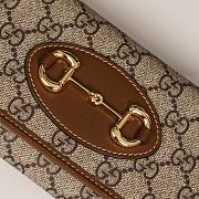 Gucci Horsebit 1955 Detail Wallet With Chain 19 cm - 5