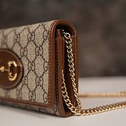Gucci Horsebit 1955 Detail Wallet With Chain 19 cm - 3