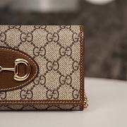 Gucci Horsebit 1955 Detail Wallet With Chain 19 cm - 2