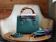 Gucci Dark Green Diana Small Tote Bag Size 20x16x10 cm - 1