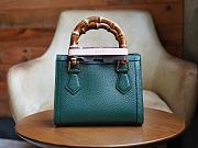 Gucci Dark Green Diana Small Tote Bag Size 20x16x10 cm - 5