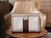 Gucci Ophidia small shoulder Beige And White Leather Size 26x17.5x8 cm - 6