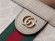 Gucci Ophidia small shoulder Beige And White Leather Size 26x17.5x8 cm - 5