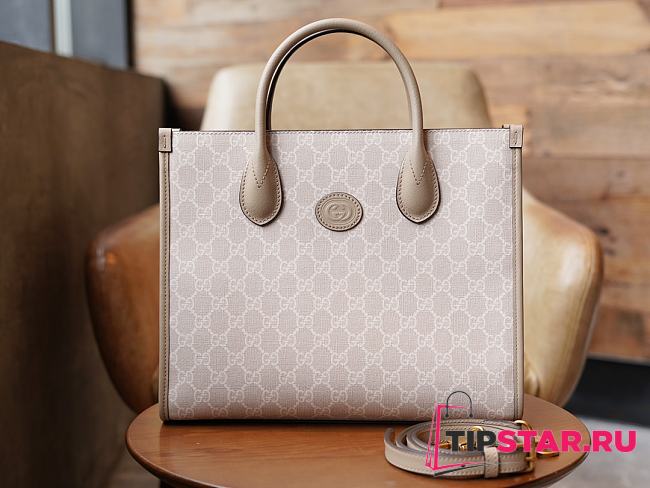 Gucci GG Supreme Small Tote Bag Size 31x26.5x14 cm - 1