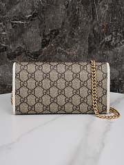 Gucci Horsebit 1955 Detail White Wallet With Chain 19 cm - 6
