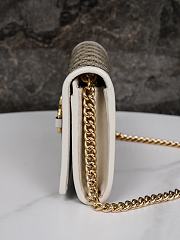 Gucci Horsebit 1955 Detail White Wallet With Chain 19 cm - 3