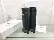 Givenchy Shark Lock Leather Knee-high Boots in Black - 6