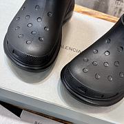 Balenciaga 45MM Crocs Rain Boots Black - 2