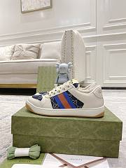 Gucci Women's White Screener Sneaker 001 - 1