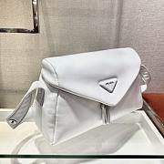 Padded nappa leather Prada Signaux White bag Size 32x21x12 cm - 3