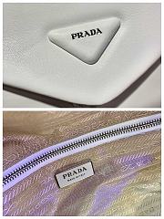 Padded nappa leather Prada Signaux White bag Size 32x21x12 cm - 2