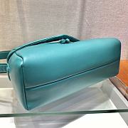 Padded nappa leather Prada Signaux Blue bag Size 32x21x12 cm - 5