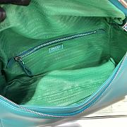 Padded nappa leather Prada Signaux Blue bag Size 32x21x12 cm - 3