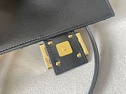 Fendi Medium Baguette 1997 Black Satin Bag With Sequins Size 19.5x11x5 cm - 2