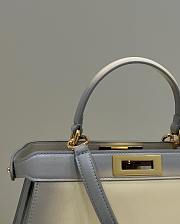 Fendi Classic Vintage Organ Bags Elegant Handbags Shoulder Bags Silver Size 33x12x25 cm - 4