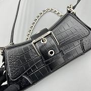 Balenciaga Small Lindsay Shoulder Bag In Black 29x13x4.8 cm - 4
