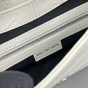 Balenciaga Small Lindsay Shoulder Bag In White 29x13x4.8 cm - 4