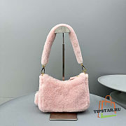 PRADA Sheepskin handbag Pink Size 22x12x6 cm - 4