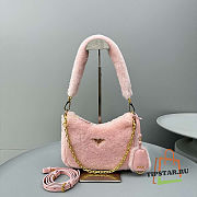PRADA Sheepskin handbag Pink Size 22x12x6 cm - 5