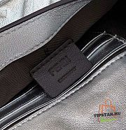 Fendi Baguette Mini Silver Nappa Leather Size 19 cm - 2