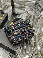 YSL Kate Ladies Small Woolen Chain Bag Size 20x13.5x5.5cm - 5