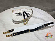 Dior White Perforated Calfskin With Strap Size 25.5 x 20 x 6.5 cm - 6