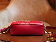 GUCCI MARMONT SMALL MATELASSÉ SHOULDER RED BAG 18x12x6 cm - 4