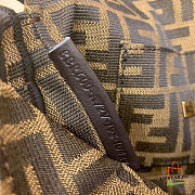 Fendi Mini Baguette Brown Fabric Bag 8BS017A6V5F17U4 - 3
