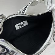 Balenciaga sac porté épaule XS Le Cagole Graffiti White Size 30x16x8 cm - 4