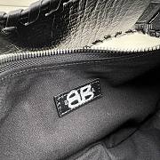 Balenciaga sac porté épaule XS Le Cagole Graffiti Black Size 30x16x8 cm - 2