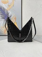 Givenchy Black Logo-embossed Leather Shoulder Bag Size 27x27x6 cm - 1